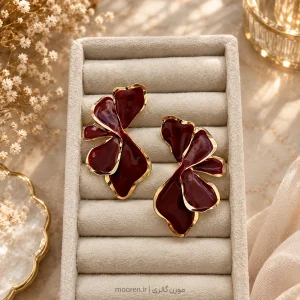 گوشواره طرح گلبرگ زنانه